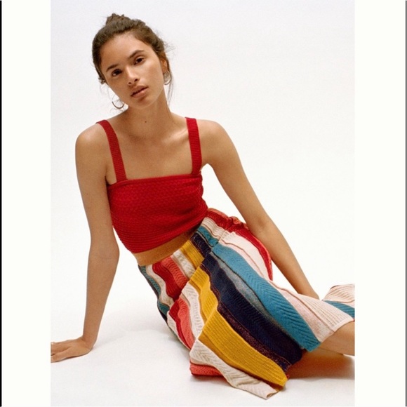 Anthropologie Dresses & Skirts - Anthropologie Multicolor Striped Maxi Skirt
